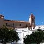 La place centrale du vieux Torrox sous les travaux